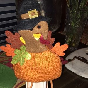 Fall Turkey bottle cover and 2 kitchen towels